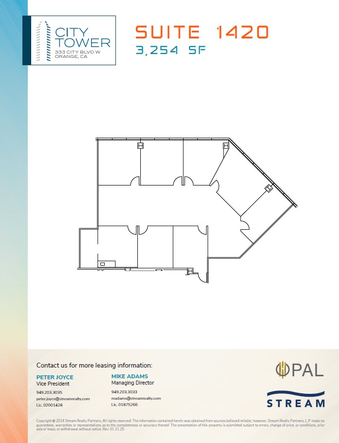 333 City Blvd W, Orange, CA for lease Floor Plan- Image 1 of 2
