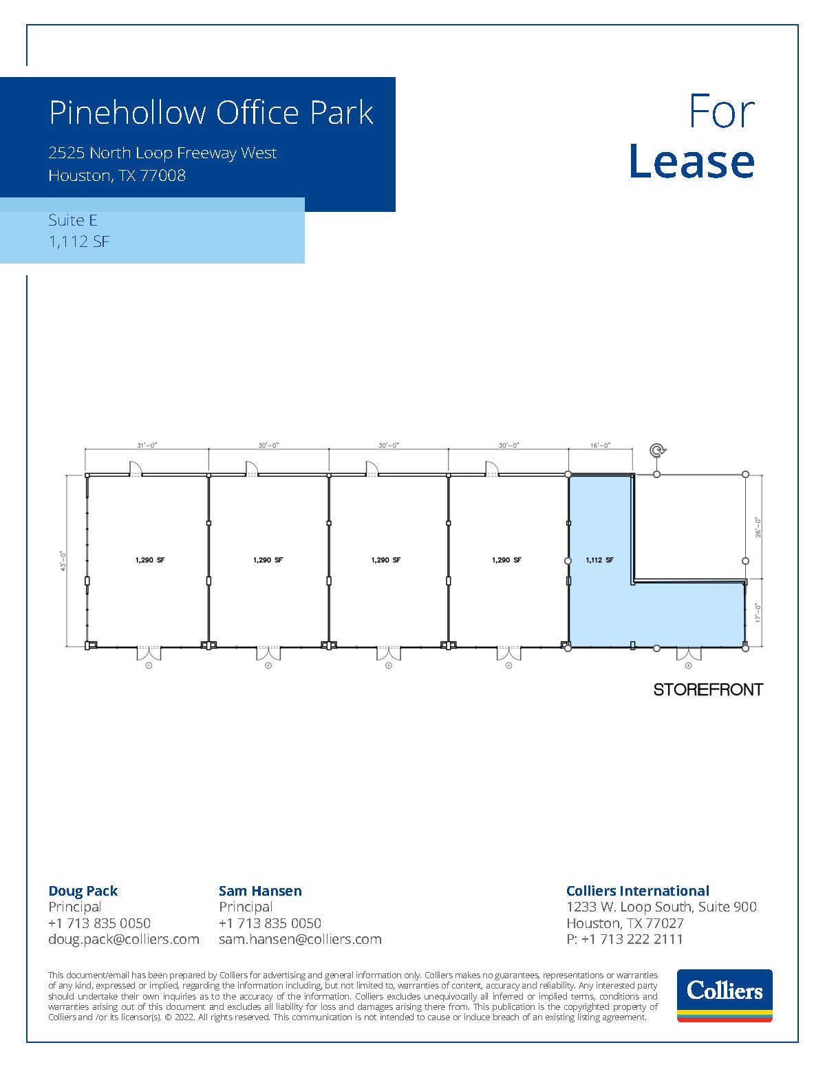 2525 N Loop Fwy W, Houston, TX for lease Floor Plan- Image 1 of 1