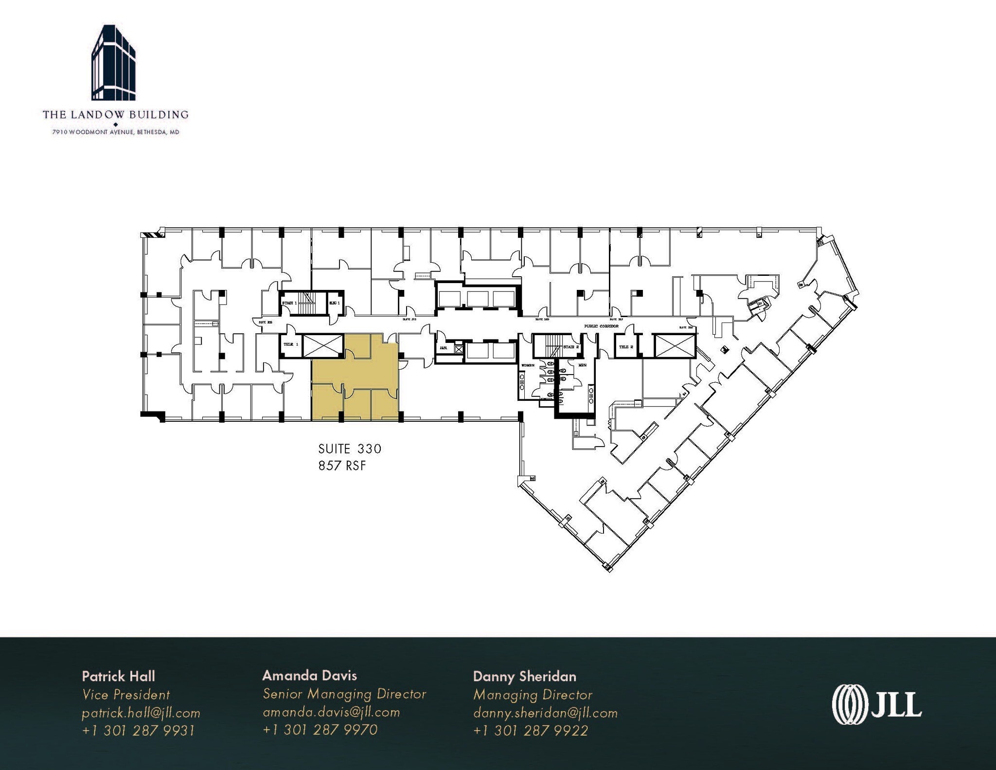 7910 Woodmont Ave, Bethesda, MD for lease Floor Plan- Image 1 of 1