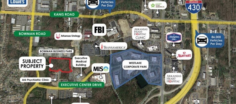 Executive Center Ct, Little Rock, AR for sale - Building Photo - Image 1 of 1