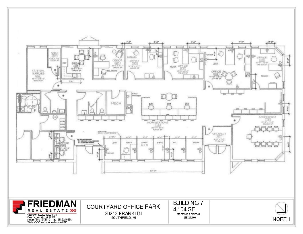 28280-28290 Franklin Rd, Southfield, MI for lease Floor Plan- Image 1 of 1
