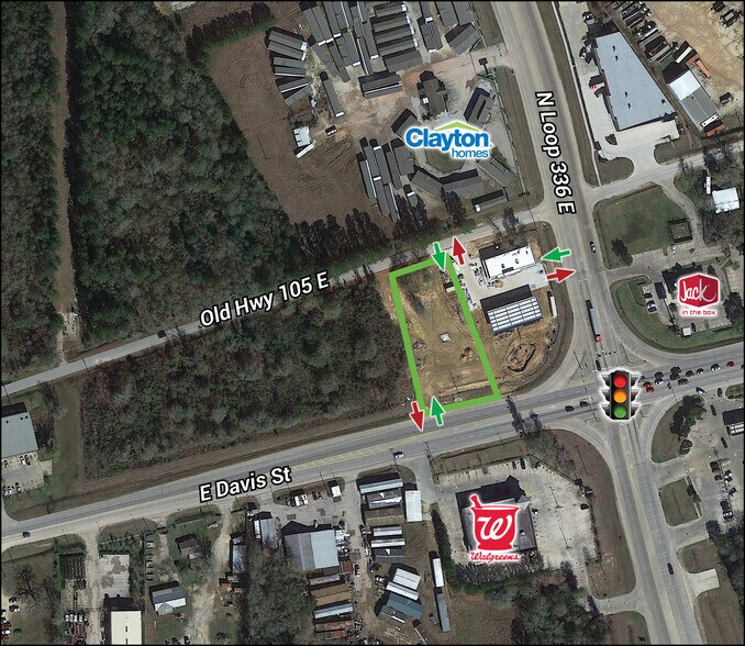 Hwy 105 E & N Loop 336 E, Conroe, TX for sale - Building Photo - Image 2 of 5