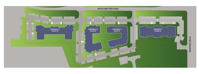 800 N Watters Rd, Allen, TX for lease Site Plan- Image 1 of 2