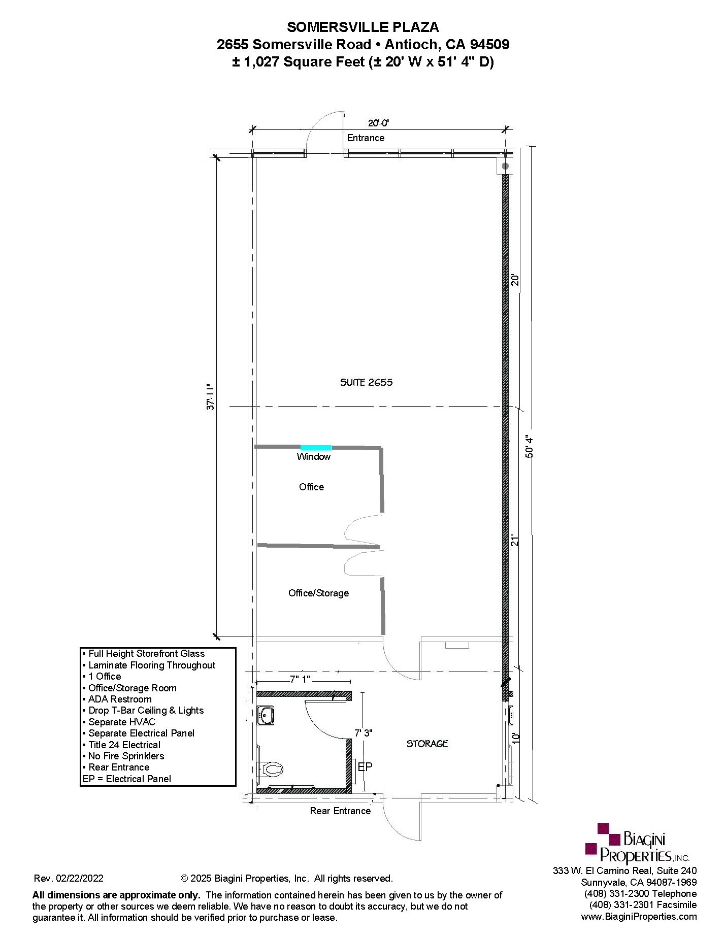 2635-2669 Somersville Rd, Antioch, CA for lease Floor Plan- Image 1 of 1