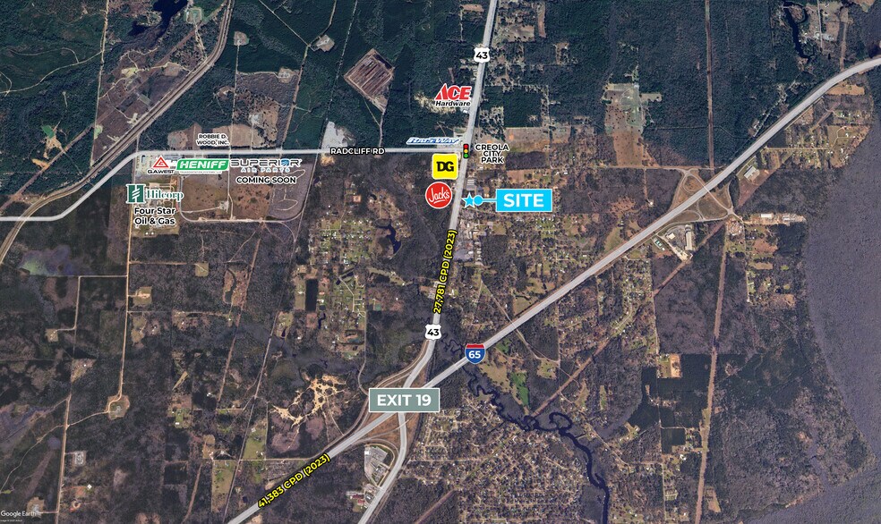 U.S. Highway 43 Hwy, Creola, AL for sale - Aerial - Image 1 of 5