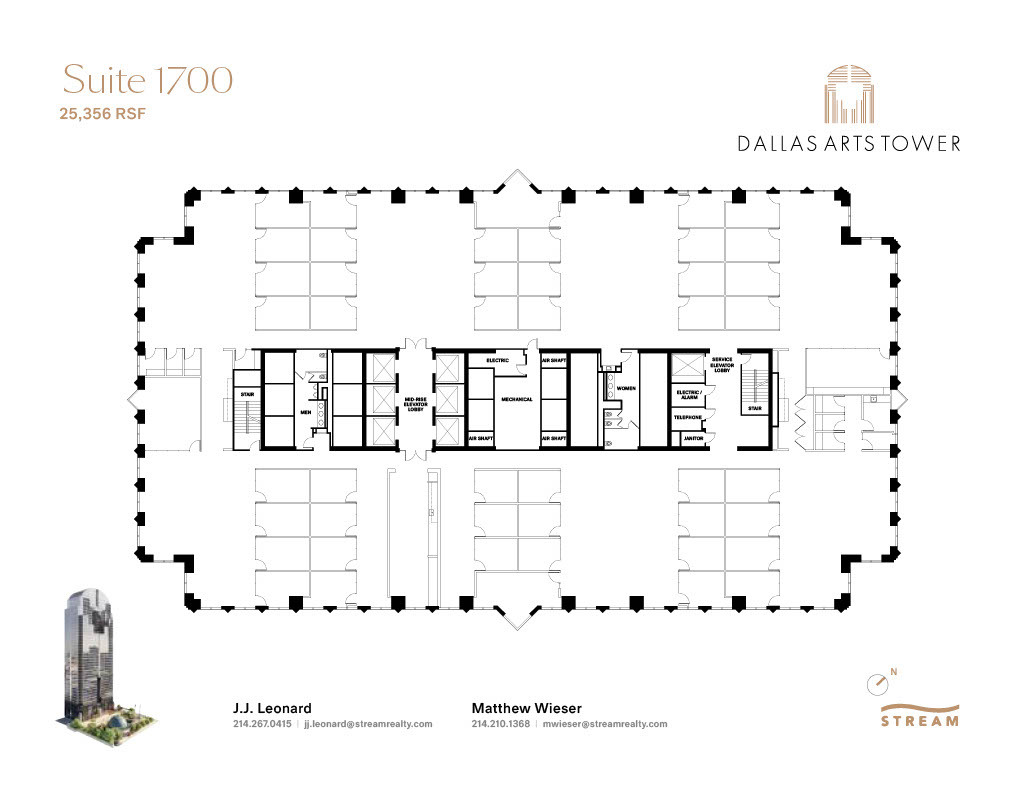 2200 Ross Ave, Dallas, TX for lease Floor Plan- Image 1 of 1