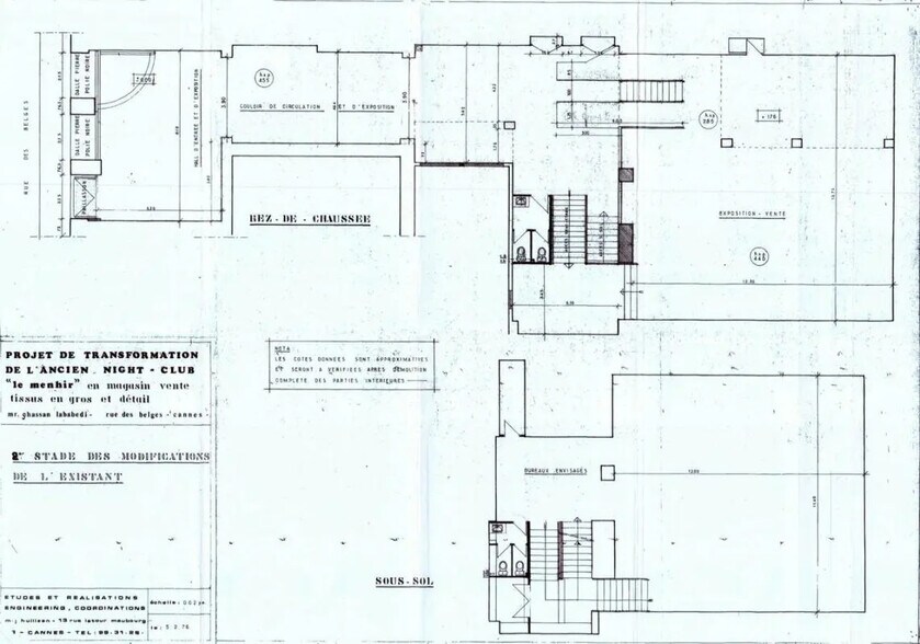 Retail in Cannes for lease - Floor Plan - Image 2 of 2