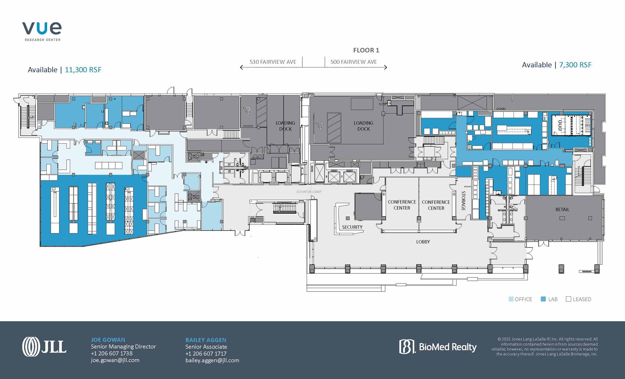 500 Fairview Ave N, Seattle, WA for lease Floor Plan- Image 1 of 1