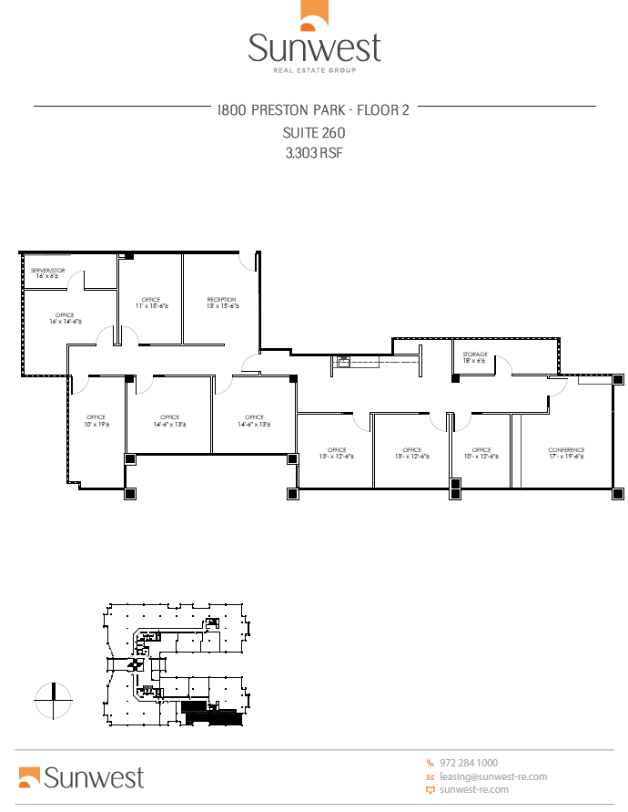 1800 Preston Park Blvd, Plano, TX for lease Floor Plan- Image 1 of 1