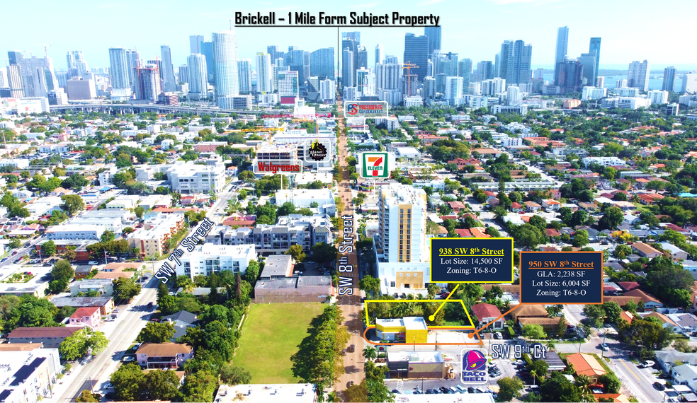 938-950 938-950 Southwest 8th Street St, Miami, FL for sale - Aerial - Image 1 of 6