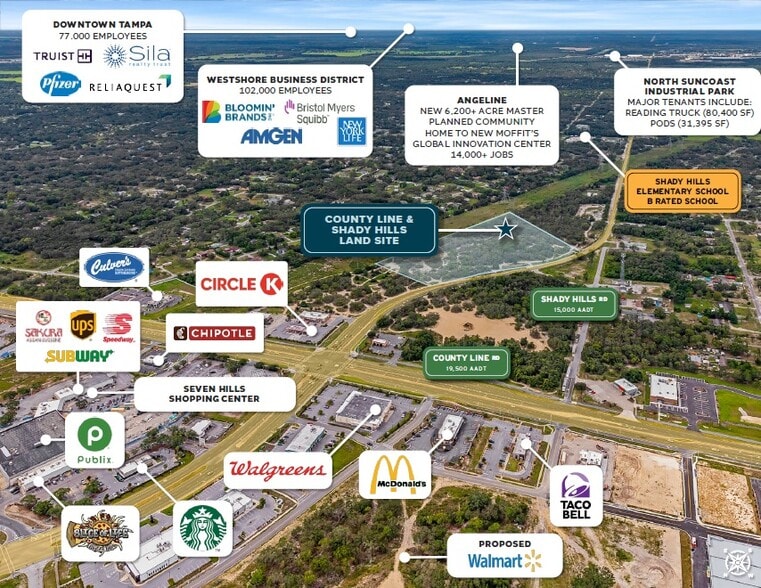 18610 Shady Hills Rd, Spring Hill, FL for sale - Aerial - Image 2 of 4