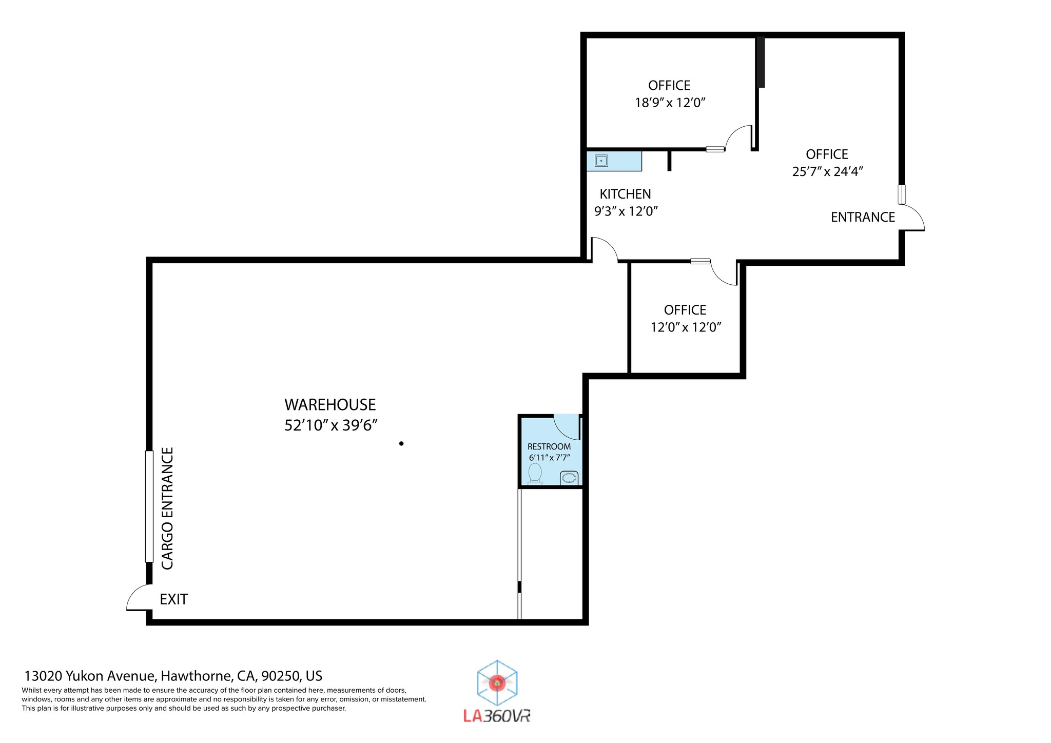 13020 Yukon Ave, Hawthorne, CA for lease Site Plan- Image 1 of 9