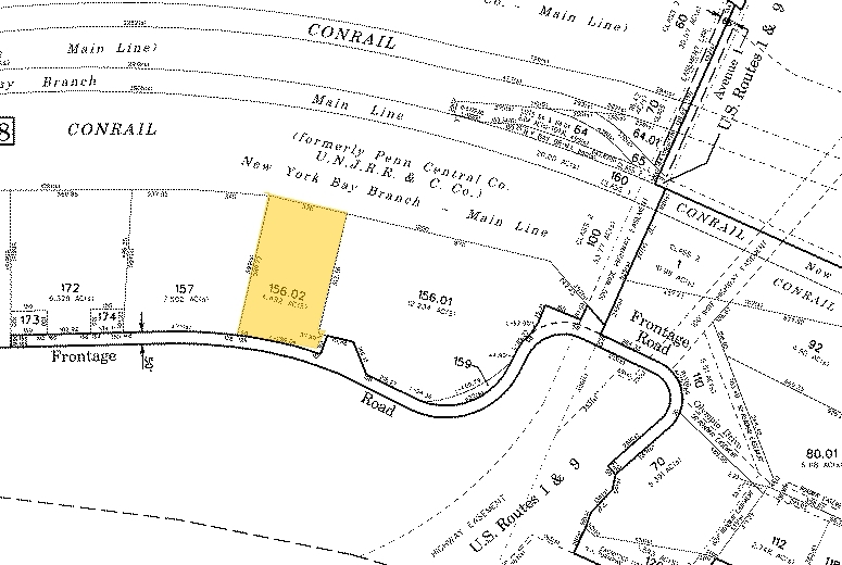 120 Frontage Rd, Newark, NJ for lease - Plat Map - Image 2 of 6