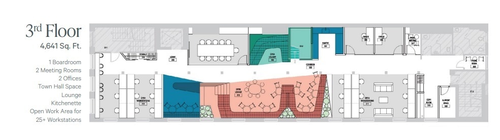 77 Peter St, Toronto, ON for lease Floor Plan- Image 1 of 1