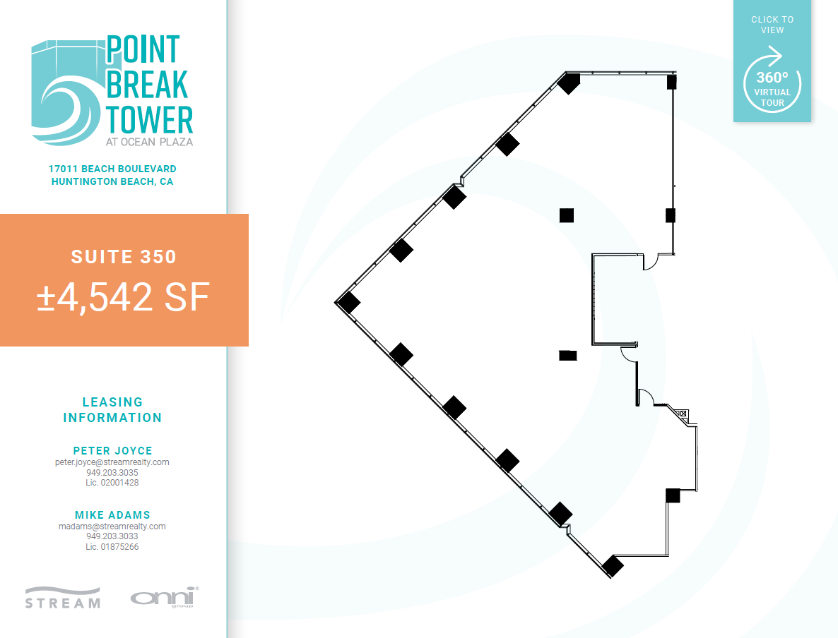 17011 Beach Blvd, Huntington Beach, CA for lease Floor Plan- Image 1 of 2