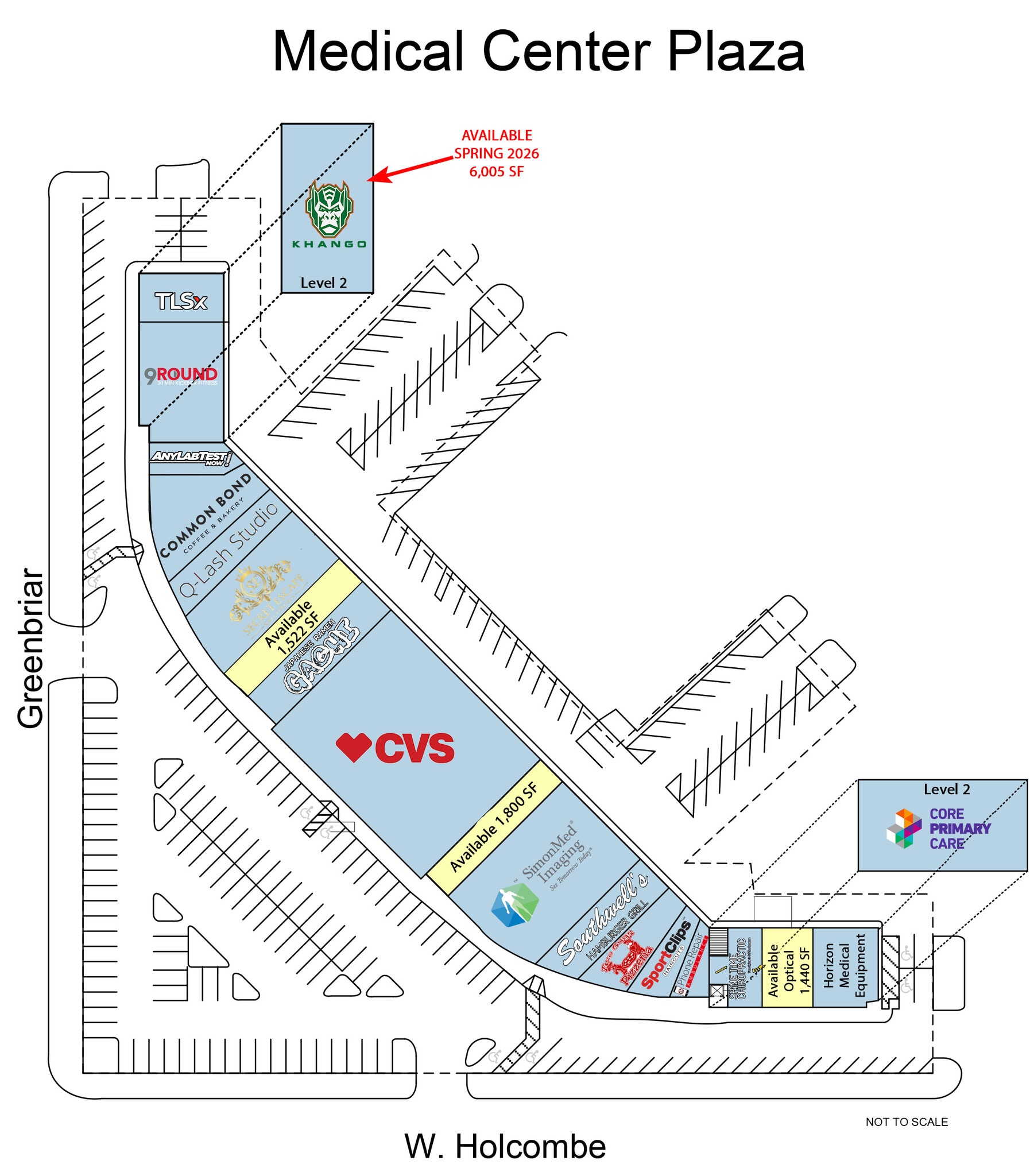 2236-2294 W Holcombe Blvd, Houston, TX for lease Site Plan- Image 1 of 1