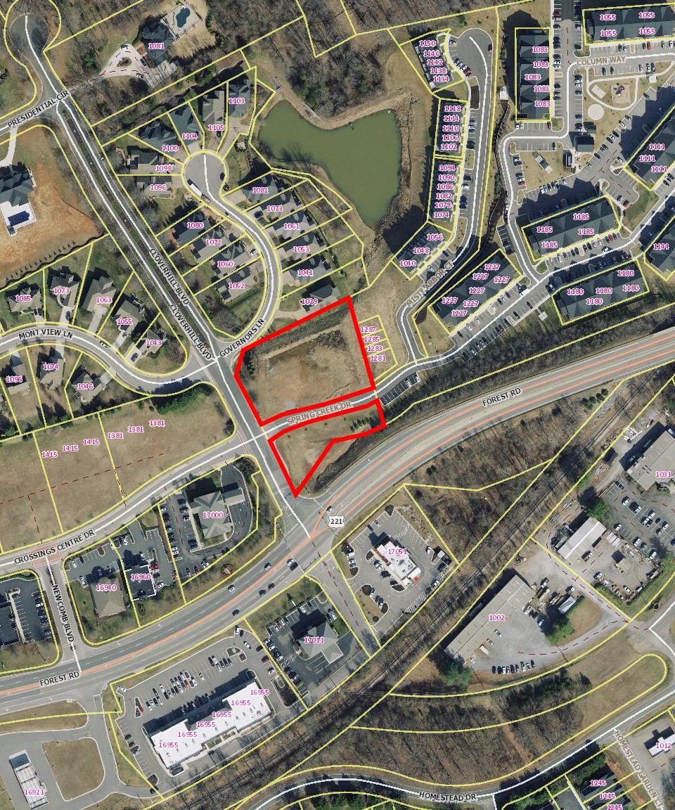 Forest Rd/Cloverhill Blvd, Forest, VA for sale Aerial- Image 1 of 2