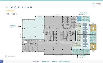 1700 N Moore St, Arlington, VA for lease Floor Plan- Image 1 of 1