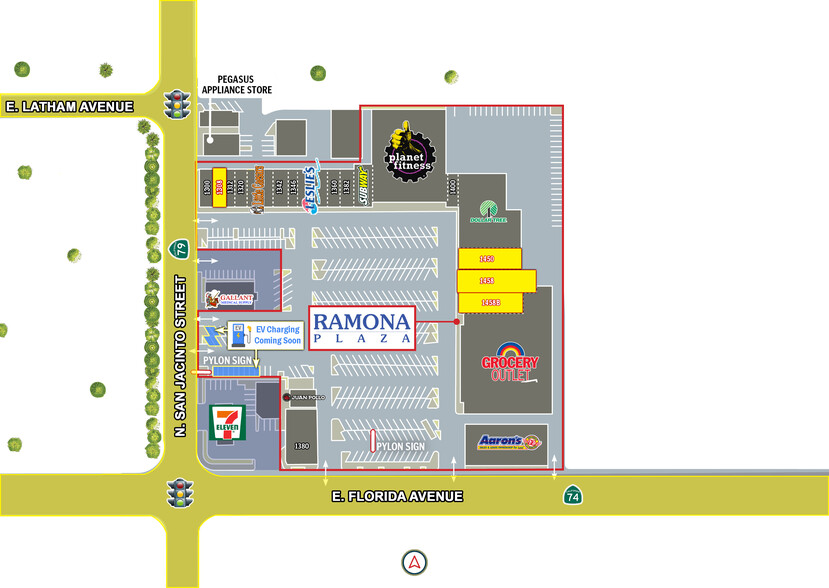 1301-1699 E Florida Ave, Hemet, CA for lease - Site Plan - Image 3 of 14