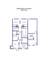 24953 Paseo De Valencia, Laguna Hills, CA for lease Floor Plan- Image 1 of 2