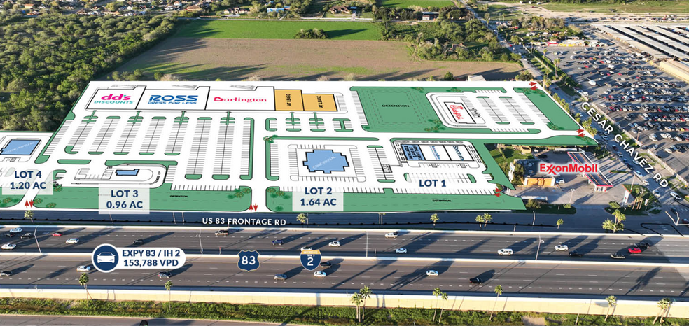 Shops at Chavez, San Juan, TX for lease - Building Photo - Image 1 of 2