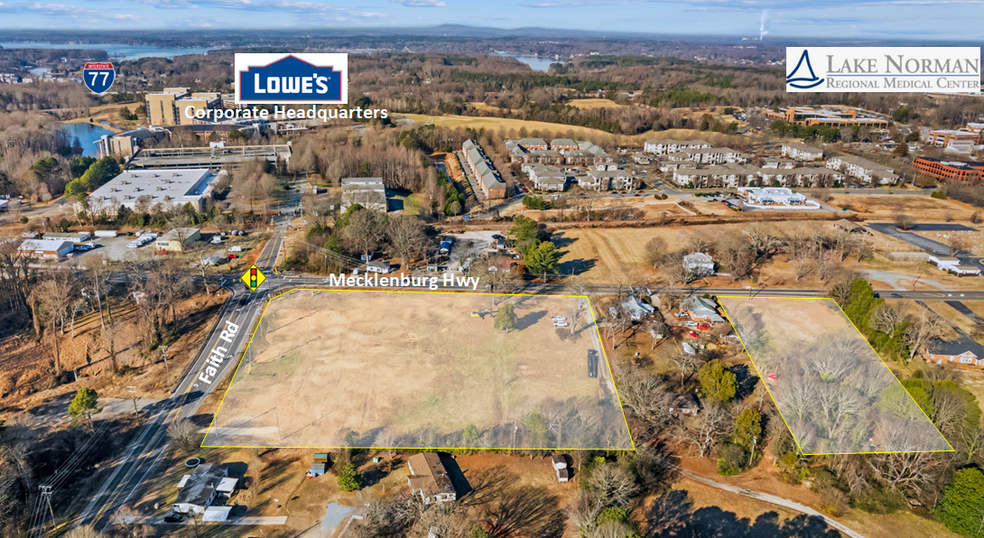 Mecklenburg Hwy, Mooresville, NC for sale - Aerial - Image 2 of 5