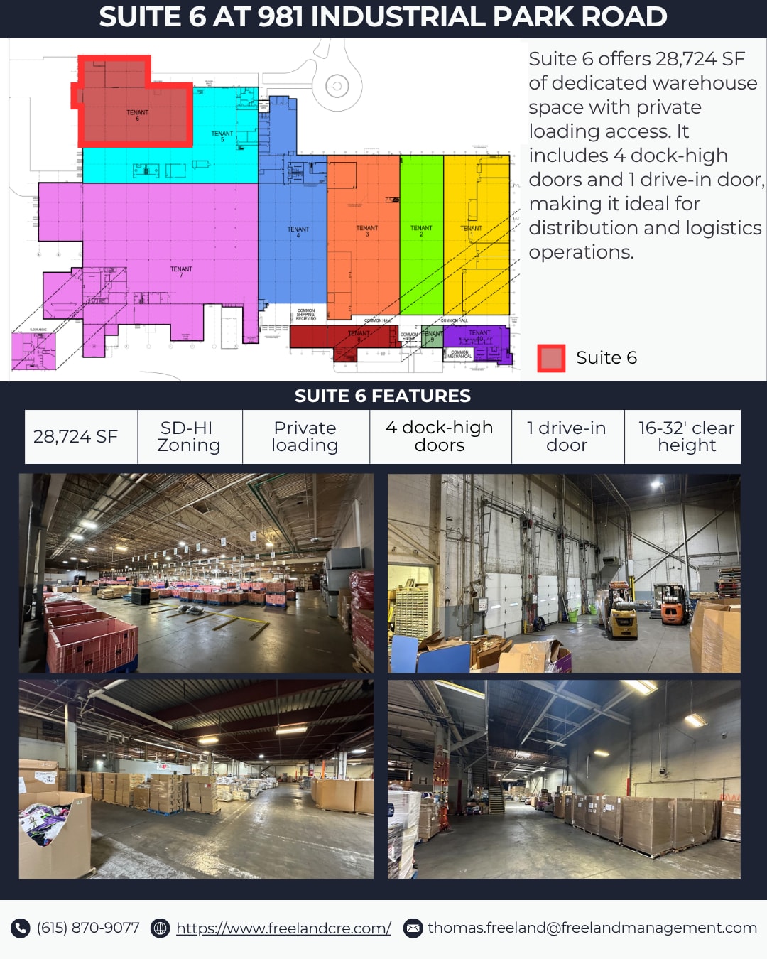 981 Industrial Park Rd, Columbia, TN for sale Interior Photo- Image 1 of 1