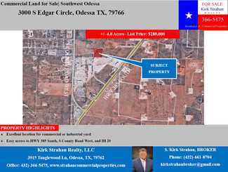 More details for 3000 Edgar Cir, Odessa, TX - Land for Sale