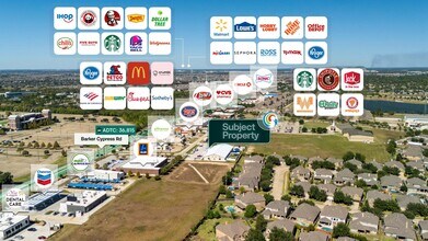 8878 Barker Cypress Rd, Cypress, TX - AERIAL  map view