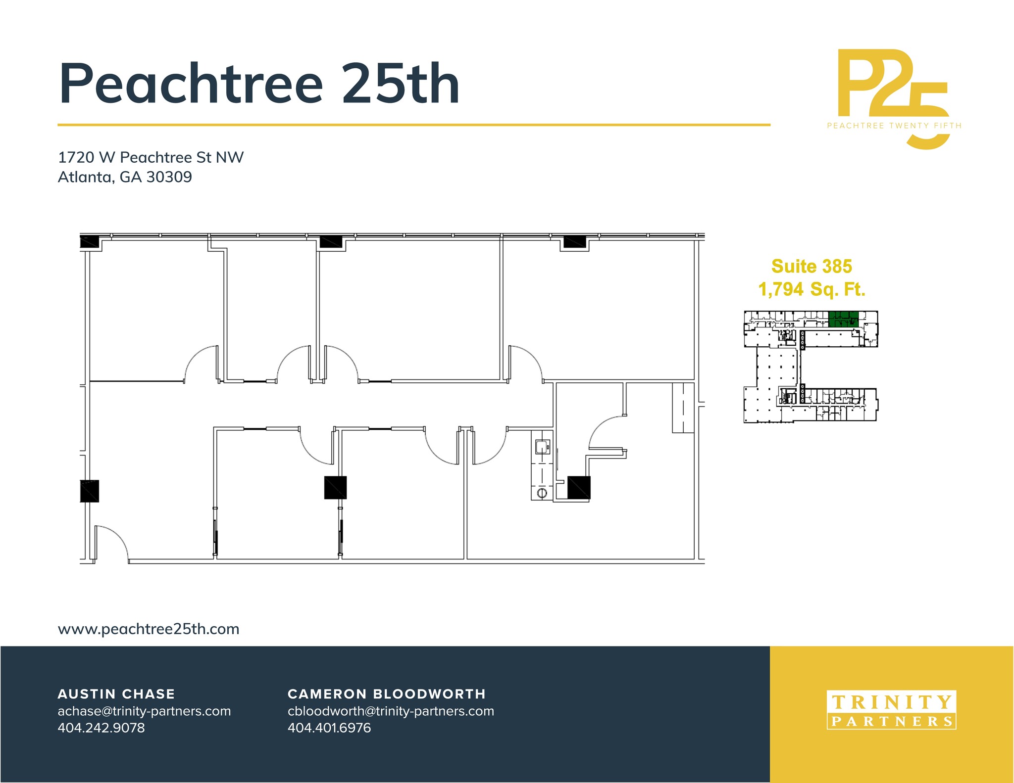 1718-1720 NW Peachtree St, Atlanta, GA for lease Site Plan- Image 1 of 1