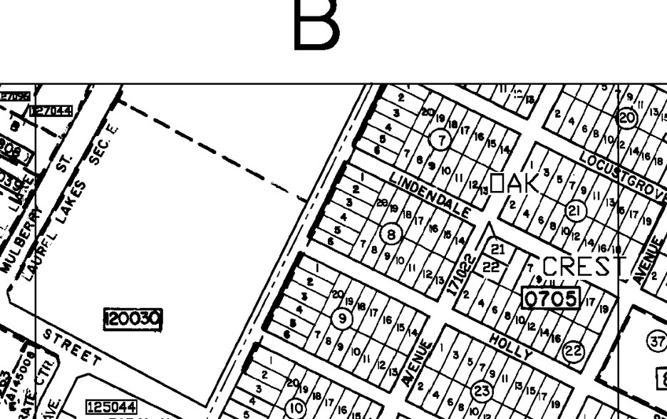 14201-14217 Baltimore Ave, Laurel, MD for lease - Plat Map - Image 3 of 3