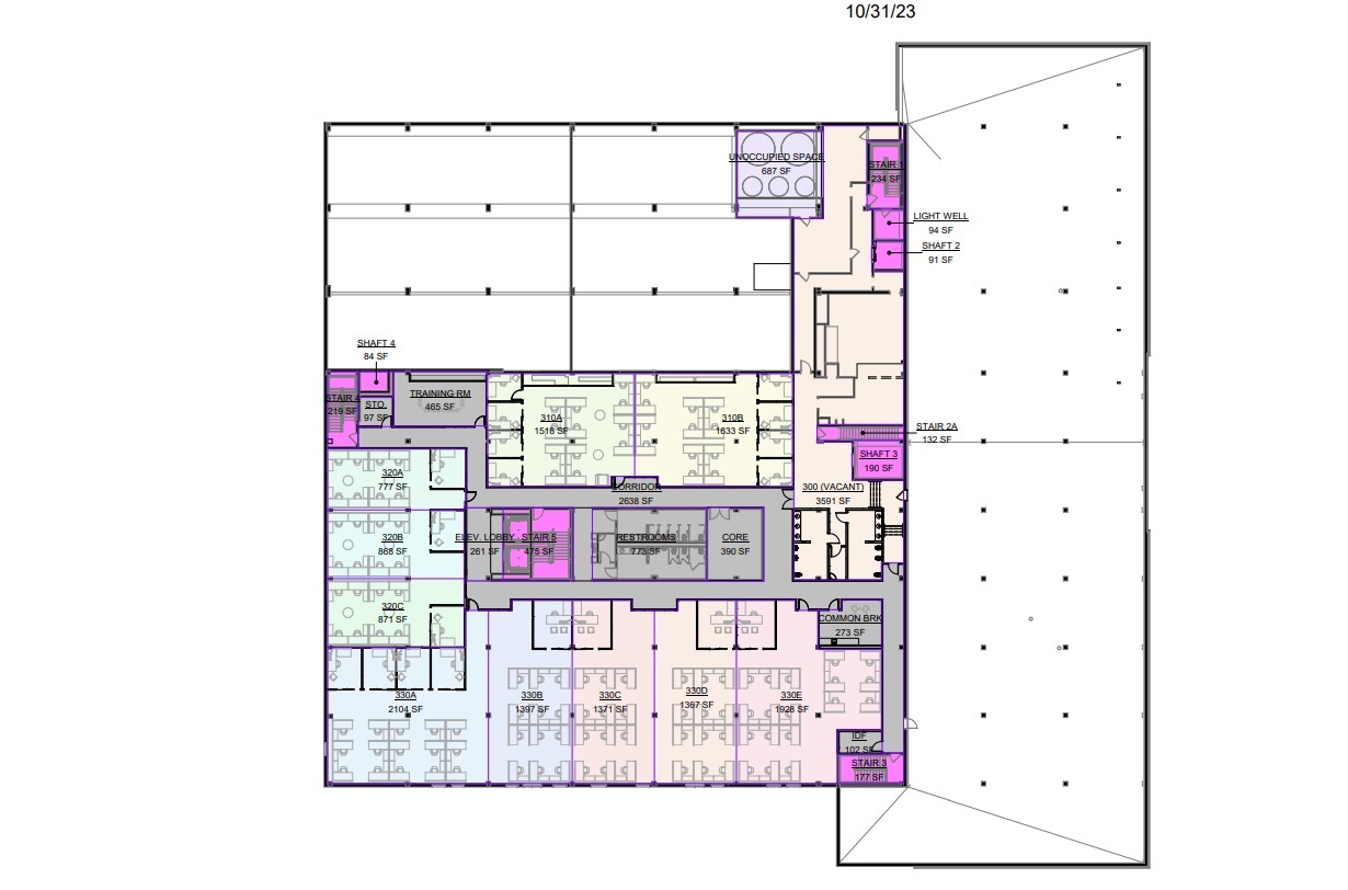 2410 Polk St, Houston, TX for lease Floor Plan- Image 1 of 12