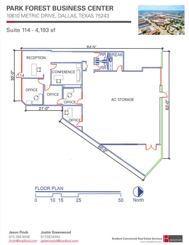 11601 Plano Rd, Dallas, TX for lease Floor Plan- Image 1 of 6