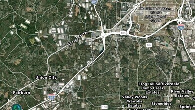 1200 Oakley Industrial Blvd, Fairburn, GA - AERIAL map view
