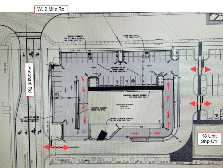 1491 Nine Mile Rd, Pensacola, FL for lease - Site Plan - Image 3 of 5