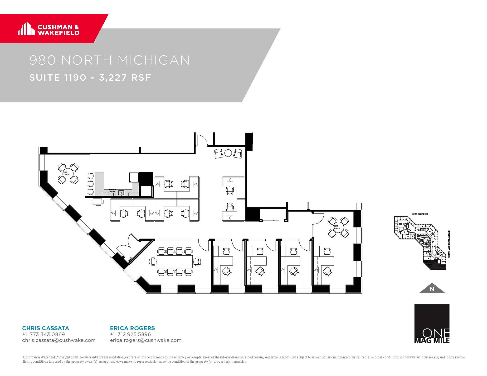 980 N Michigan Ave, Chicago, IL for lease Floor Plan- Image 1 of 1