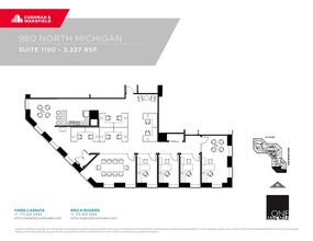 980 N Michigan Ave, Chicago, IL for lease Floor Plan- Image 1 of 1