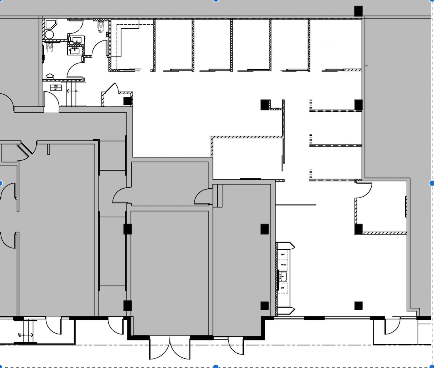 555 Middlefield, Redwood City, CA for lease Floor Plan- Image 1 of 3