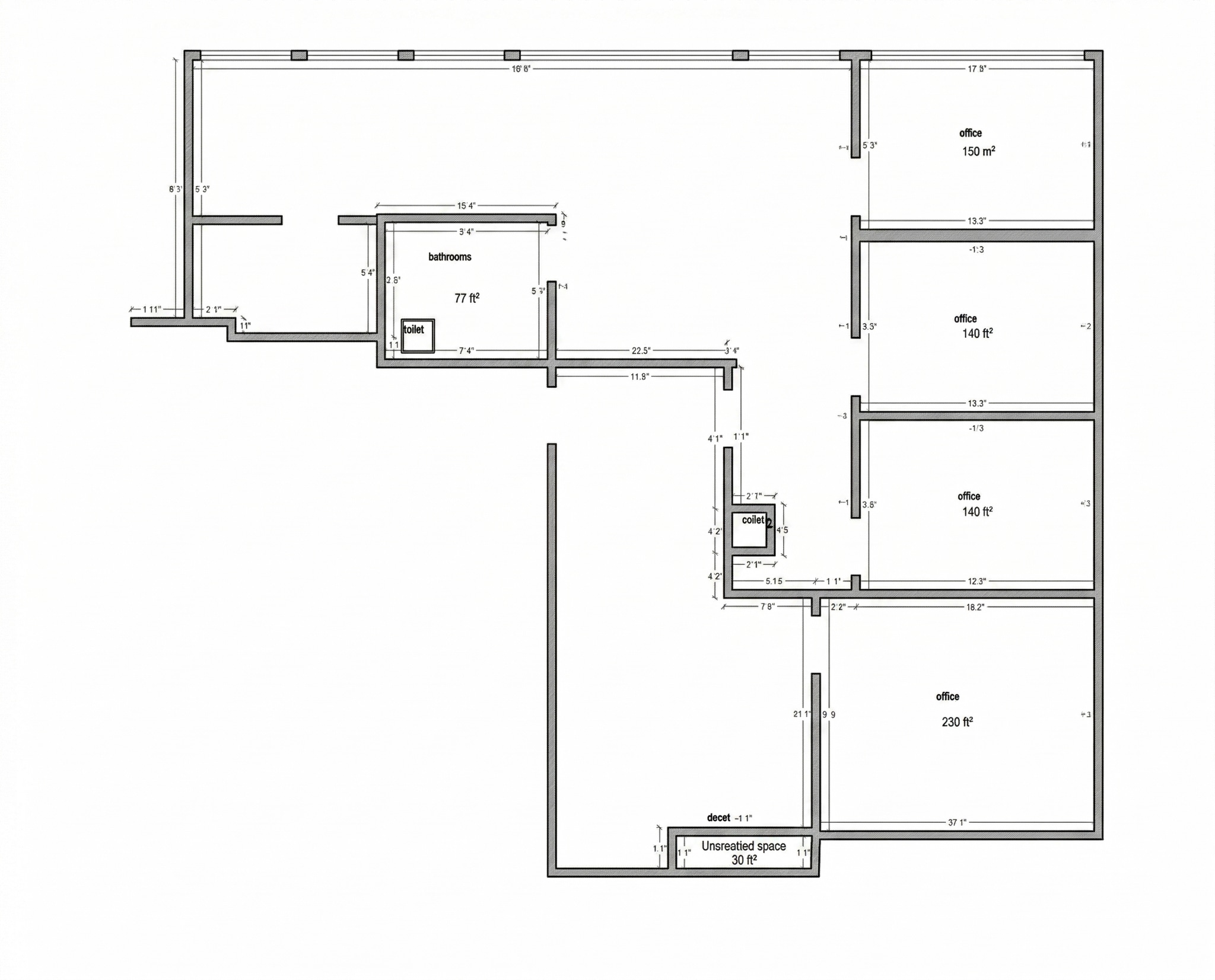 4940 Hampden Ln, Bethesda, MD for lease Floor Plan- Image 1 of 1