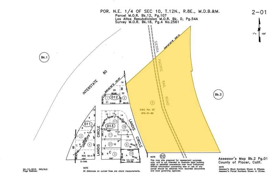 164-174 Teamtrack Rd, Auburn, CA for lease - Plat Map - Image 3 of 3
