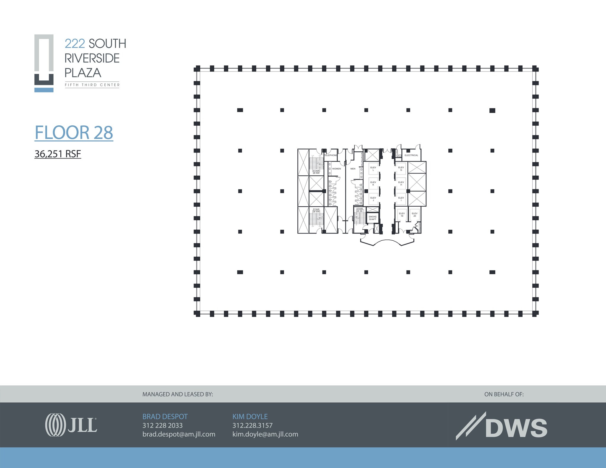 222 S Riverside Plz, Chicago, IL for lease Site Plan- Image 1 of 3