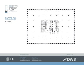 222 S Riverside Plz, Chicago, IL for lease Site Plan- Image 1 of 3