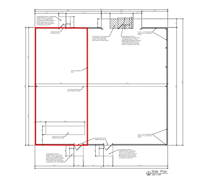 5308 Old Bullard Rd, Tyler, TX for lease - Floor Plan - Image 2 of 5