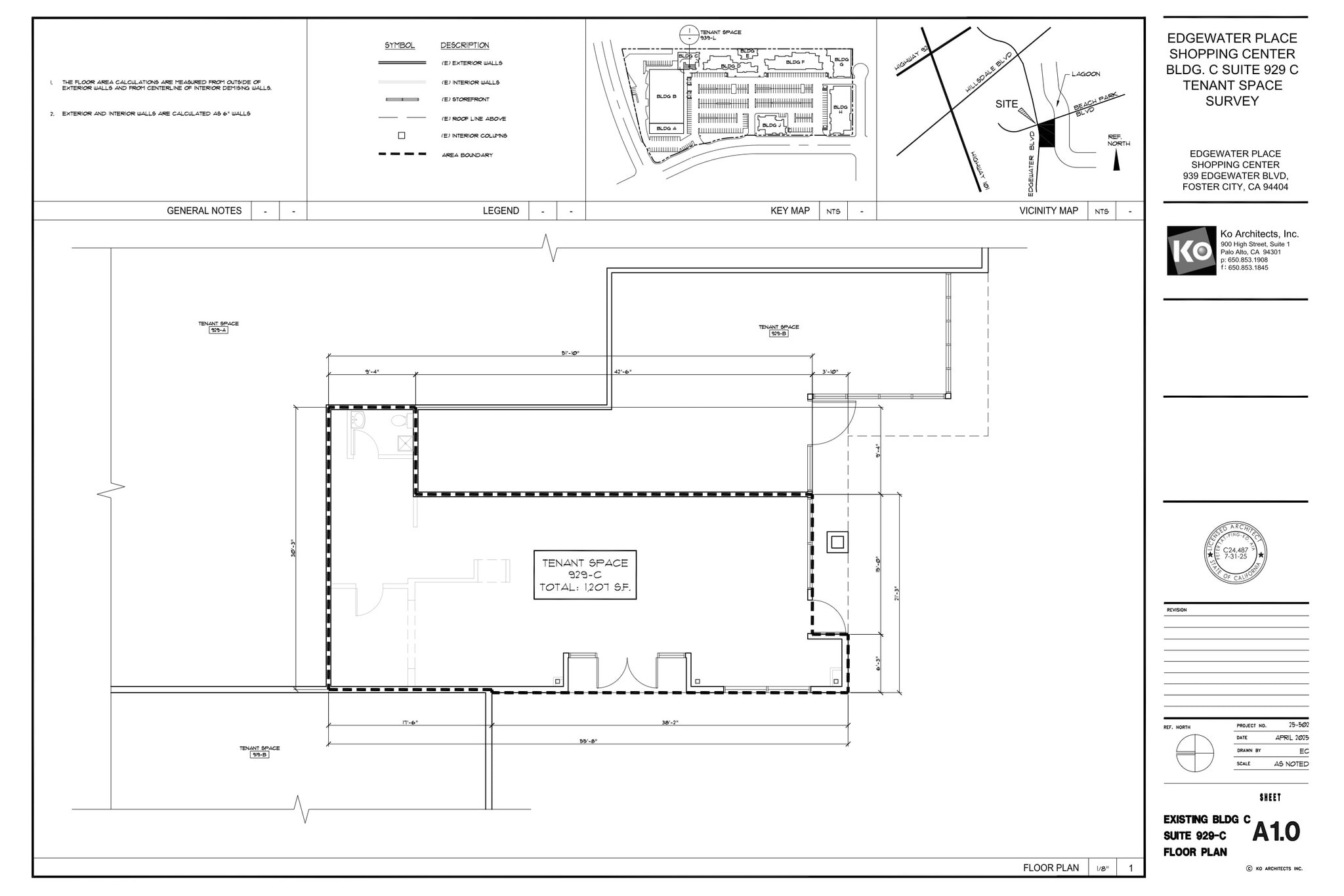 969-999 E Edgewater Blvd, Foster City, CA for lease Floor Plan- Image 1 of 1