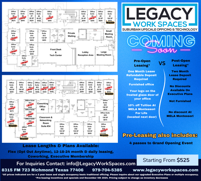 8315 FM 723, Richmond, TX for lease - Floor Plan - Image 2 of 7