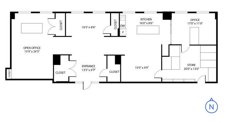 105 21st St, Saskatoon, SK for lease Floor Plan- Image 1 of 1