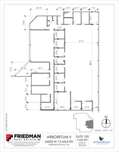 34505 W 12 Mile Rd, Farmington Hills, MI for lease Floor Plan- Image 1 of 3