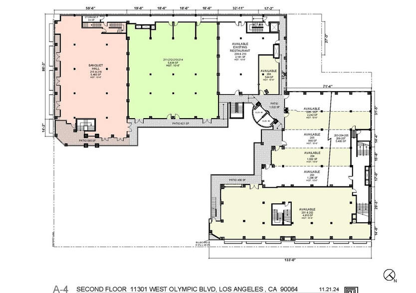 11301 W Olympic Blvd, Los Angeles, CA for lease - Floor Plan - Image 3 of 10