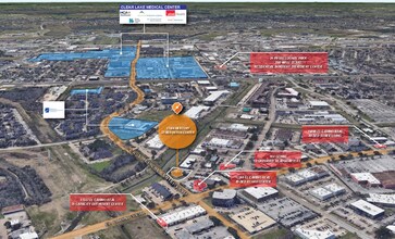 17300 Mercury Dr, Houston, TX - AERIAL map view