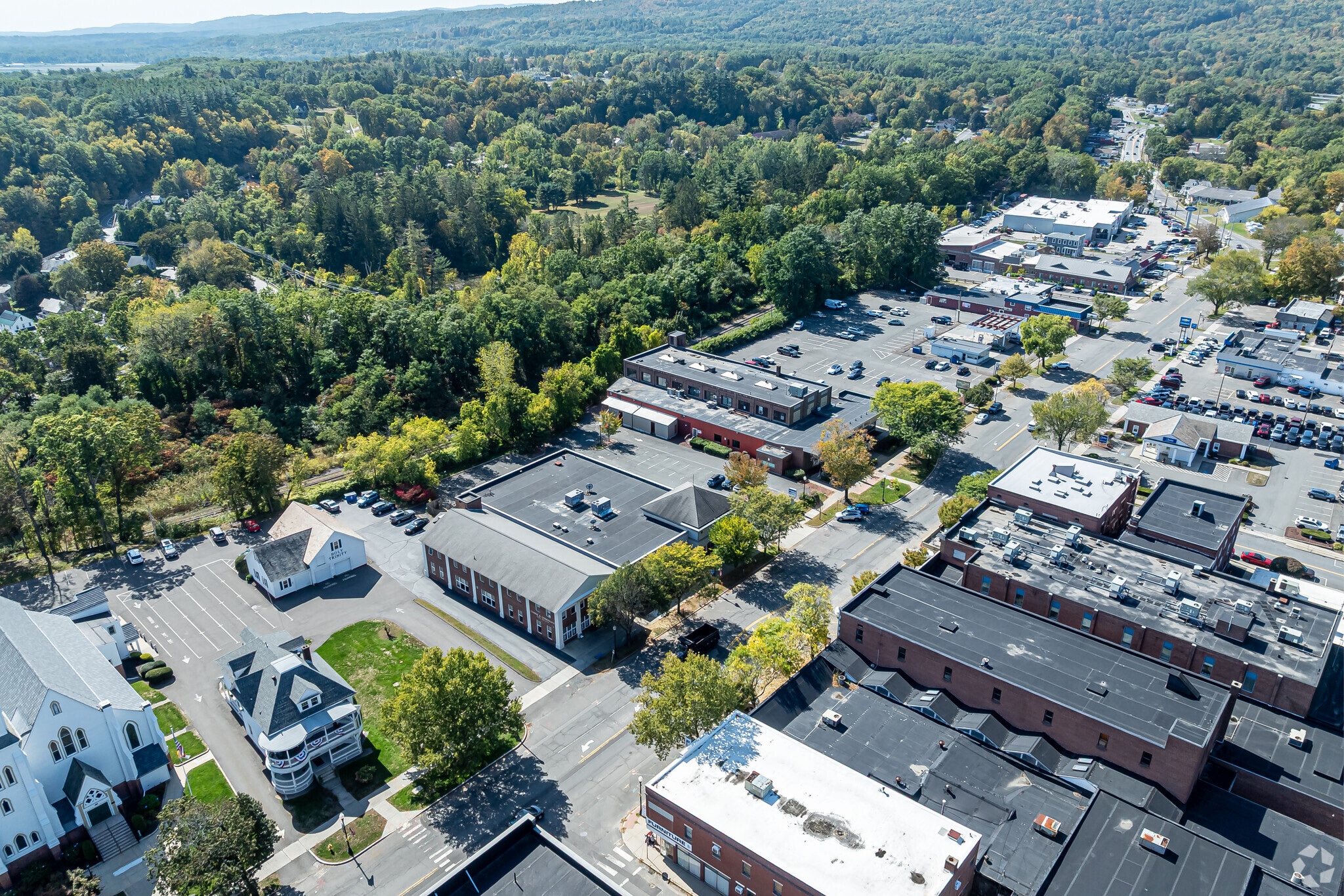 107 Main St, Greenfield, MA for lease Aerial- Image 1 of 12